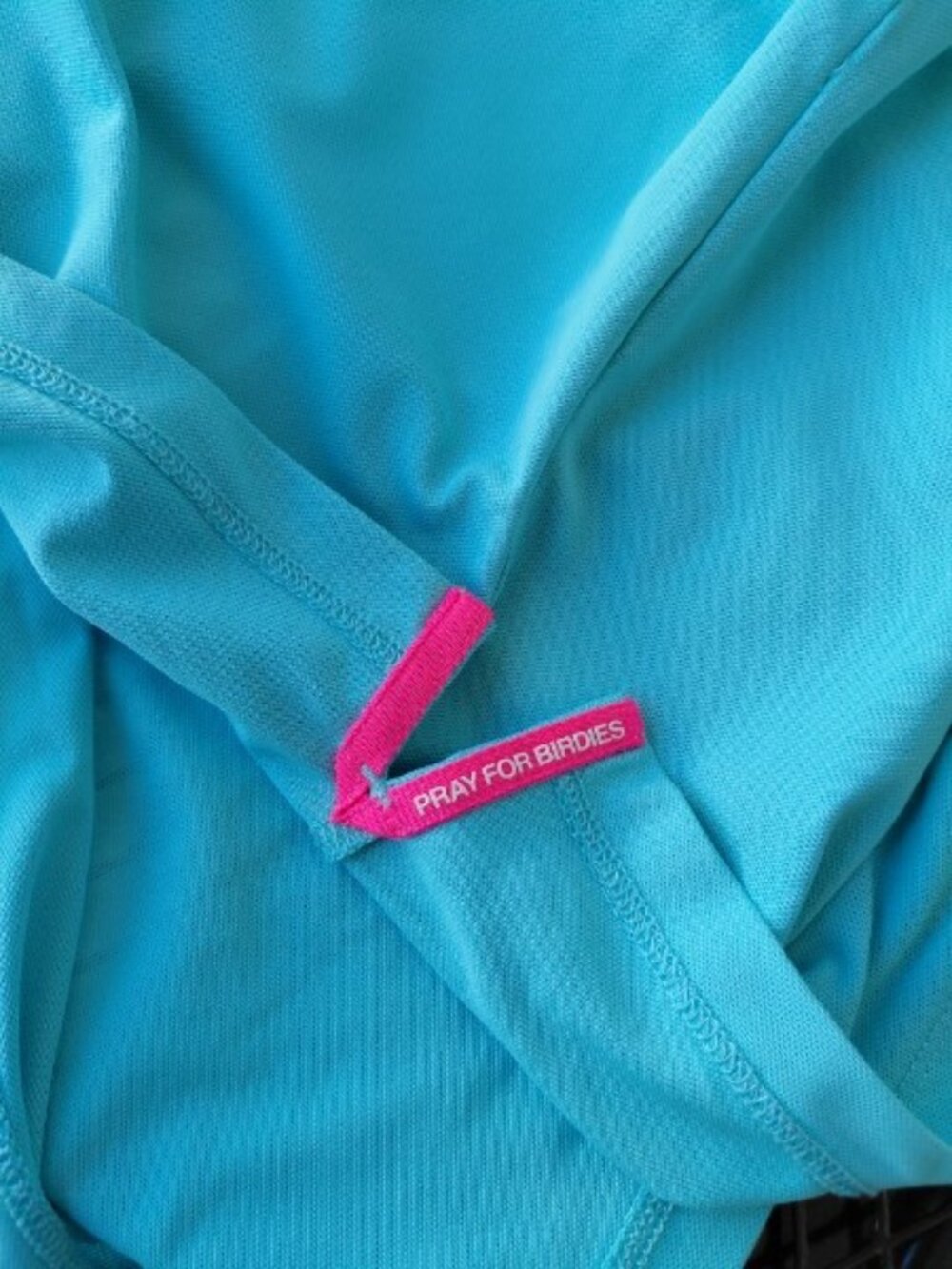 G/FORE Golf Polo Shirt Light Blue Teal Button Collar Men’s XL Performance Golf - Picture 2 of 6